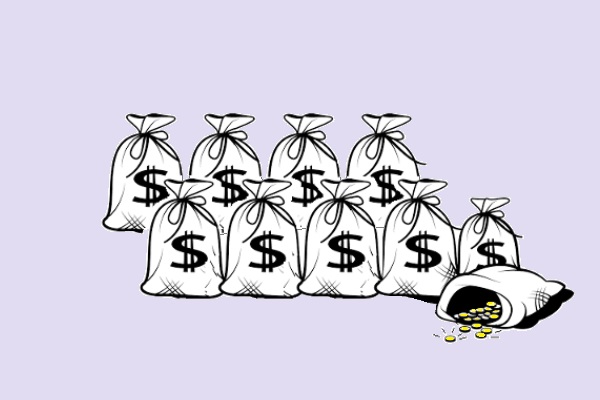 10 שקי מטבעות